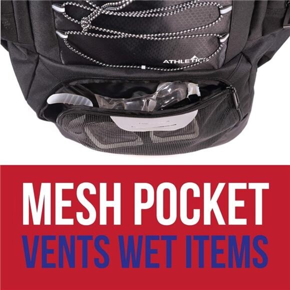 Swim Backpack - Swim Bag With Wet & Dry Compartments for Swimming, Beach,Camping - Picture 2 of 7